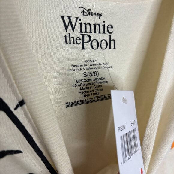 Disney Winnie the Pooh Kids Girls Crew Neck Short Sleeve Halloween T-Shirt NEW - Picture 2 of 6